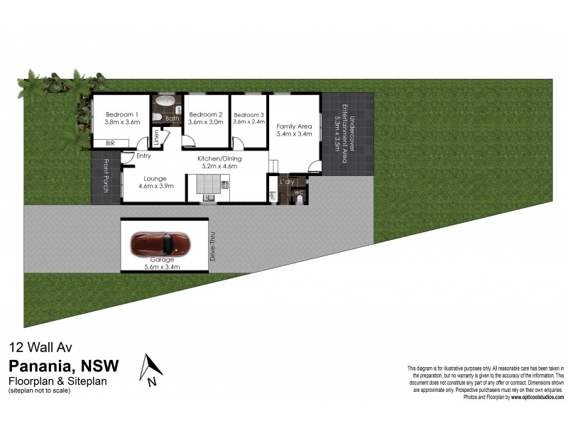 12 Wall Avenue, Panania NSW 2213 Floorplan