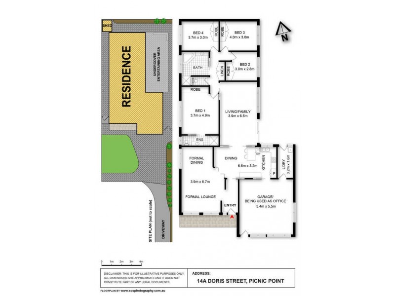 14A Doris Street, Picnic Point NSW 2213 Floorplan