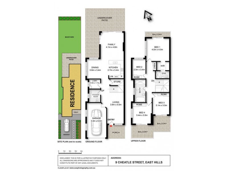 9 Cheatle Street, East Hills NSW 2213 Floorplan