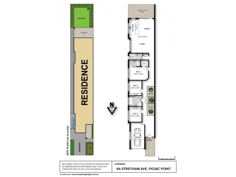 6 Stretham Avenue, Picnic Point NSW 2213 Floorplan