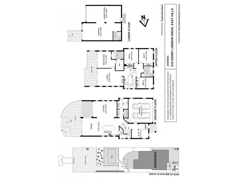 610 Henry Lawson Drive, East Hills NSW 2213 Floorplan