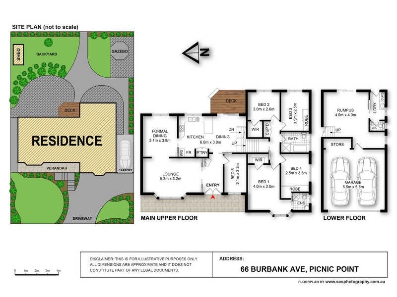 66 Burbank Avenue, Picnic Point NSW 2213 Floorplan
