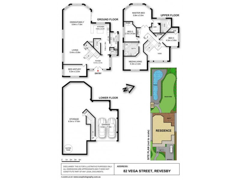 82 Vega Street, Revesby NSW 2212 Floorplan