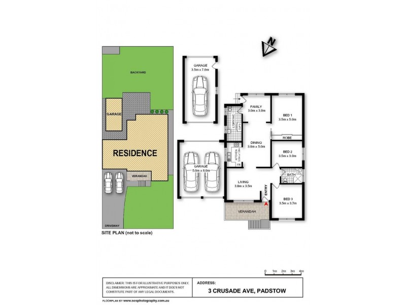 3 Crusade Avenue, Padstow NSW 2211 Floorplan