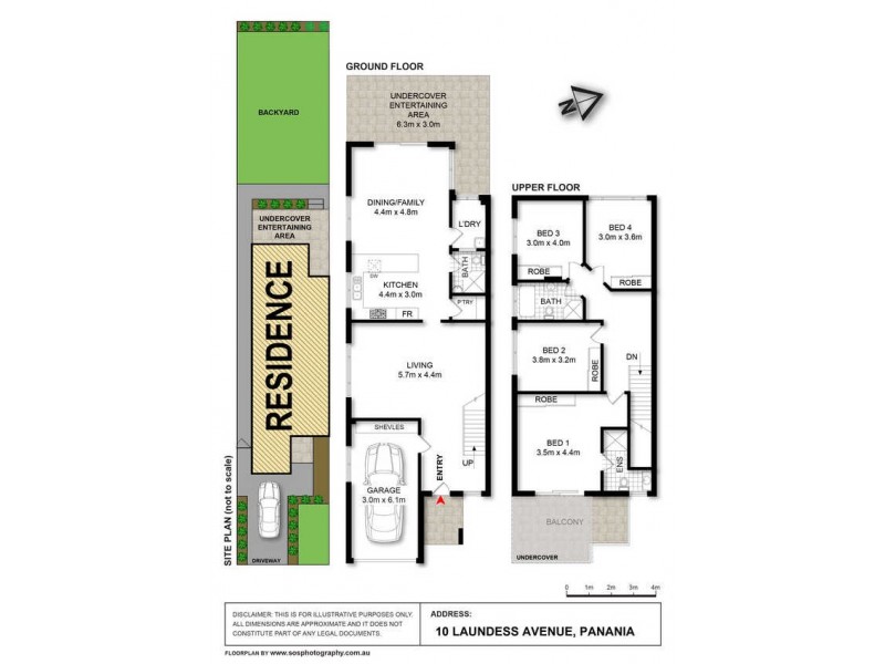 10 & 10A Laundess Avenue, Panania NSW 2213 Floorplan