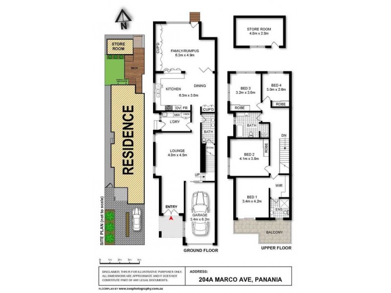 204a Marco Avenue, Panania NSW 2213 Floorplan