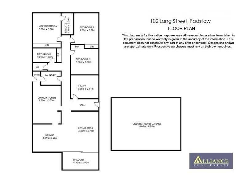 102 Lang Street, Padstow NSW 2211 Floorplan