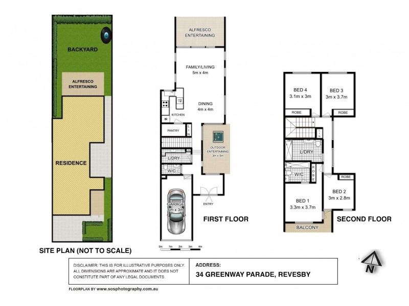 34 Greenway Parade, Revesby NSW 2212 Floorplan