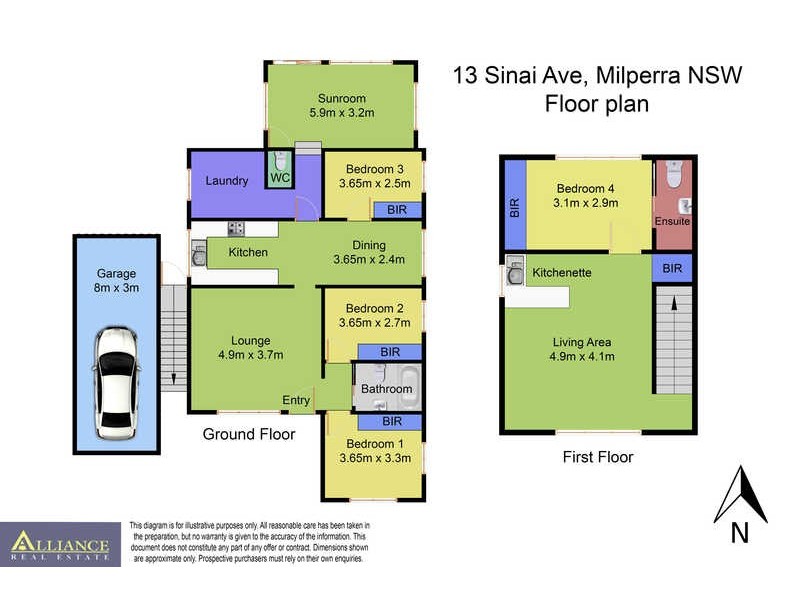 13 Sinai Avenue, Milperra NSW 2214 Floorplan