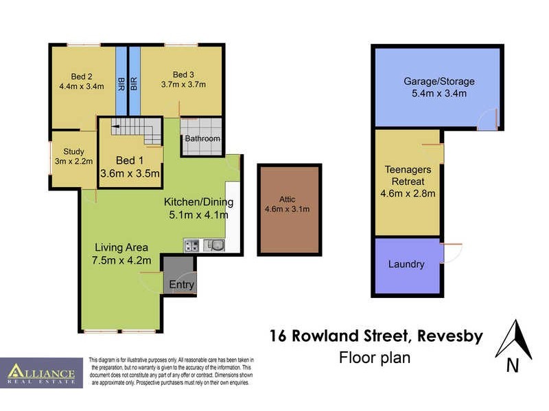16 Rowland Street, Revesby NSW 2212 Floorplan