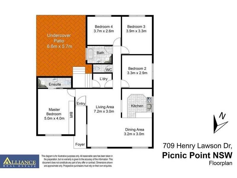 709 Henry Lawson Drive, East Hills NSW 2213 Floorplan