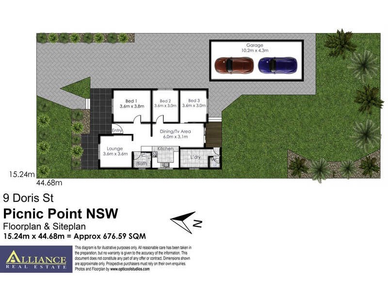 9 Doris Street, Picnic Point NSW 2213 Floorplan