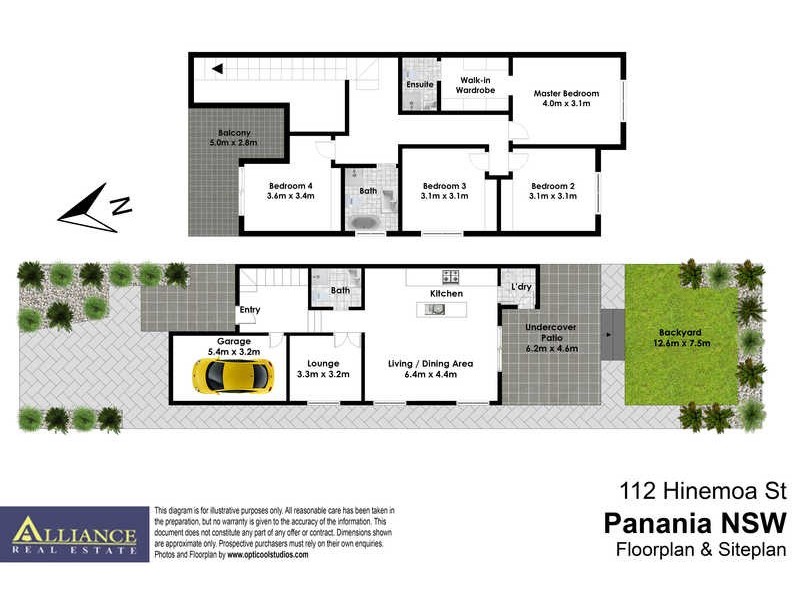 112 Hinemoa Street, Panania NSW 2213 Floorplan