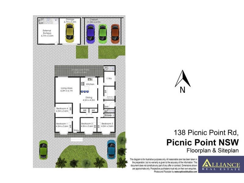 138 Picnic Point Road, Picnic Point NSW 2213 Floorplan