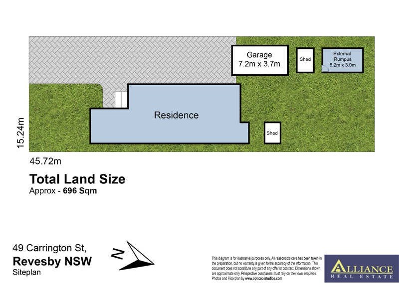 49 Carrington Street, Revesby NSW 2212 Floorplan