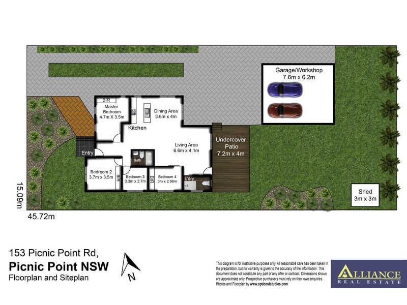 153 Picnic Point Road, Picnic Point NSW 2213 Floorplan