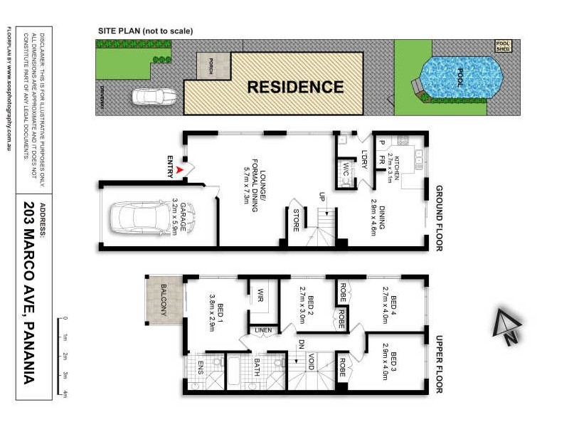 203 Marco Avenue, Panania NSW 2213 Floorplan