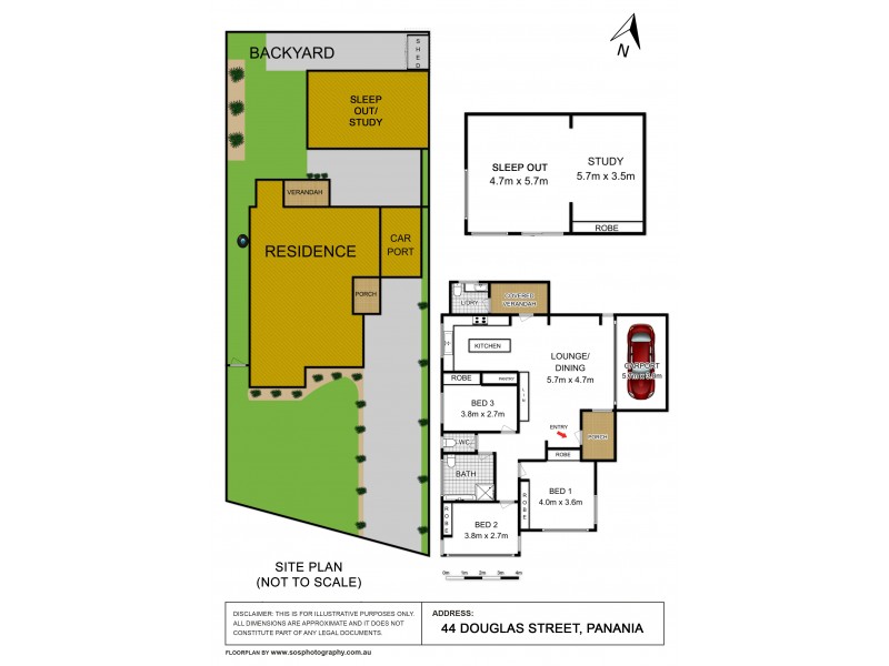 44 Douglas Street, Panania NSW 2213 Floorplan