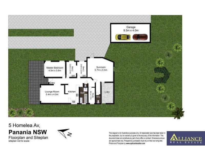5 Homelea Avenue, Panania NSW 2213 Floorplan