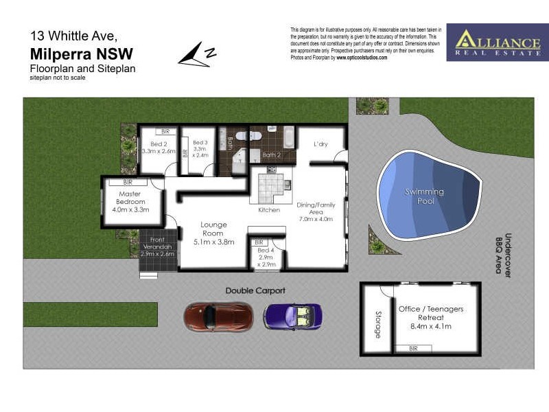 13 Whittle Avenue, Milperra NSW 2214 Floorplan