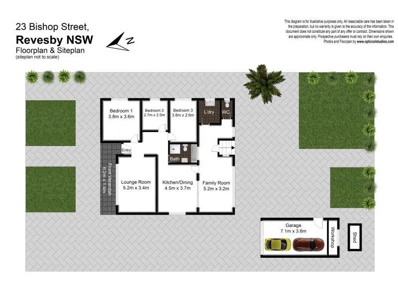 23 Bishop Street, Revesby NSW 2212 Floorplan