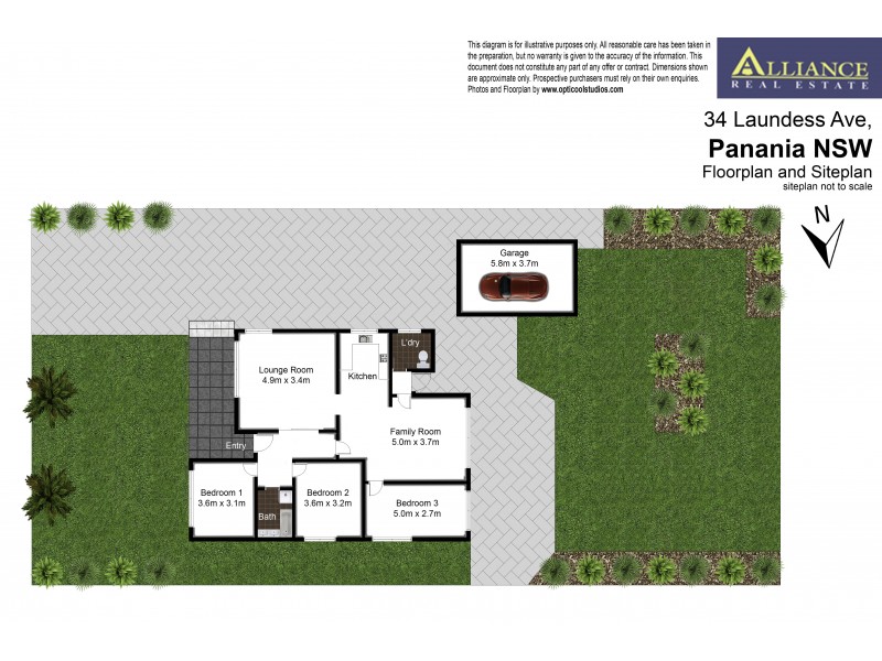 34 Laundess Avenue, Panania NSW 2213 Floorplan