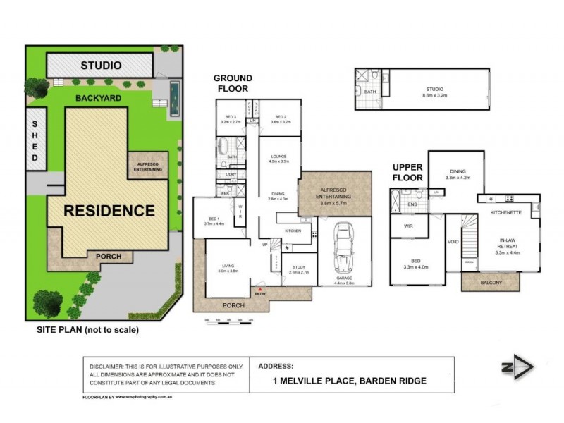 1 Melville Place, Barden Ridge NSW 2234 Floorplan