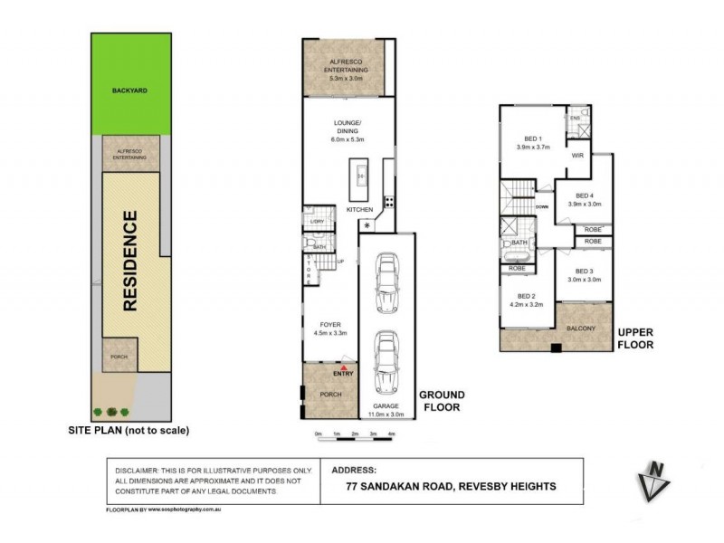 77 Sandakan Road, Revesby Heights NSW 2212 Floorplan
