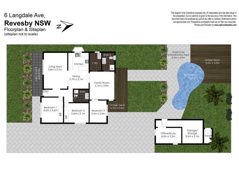 6 Langdale Avenue, Revesby NSW 2212 Floorplan