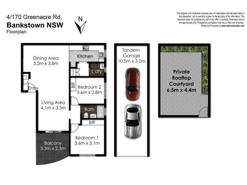 4/170 Greenacre Road, Bankstown NSW 2200 Floorplan