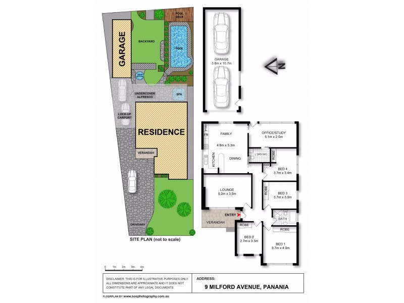 9 Milford Avenue, Panania NSW 2213 Floorplan