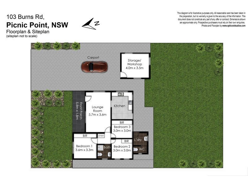 103 Burns Road, Picnic Point NSW 2213 Floorplan