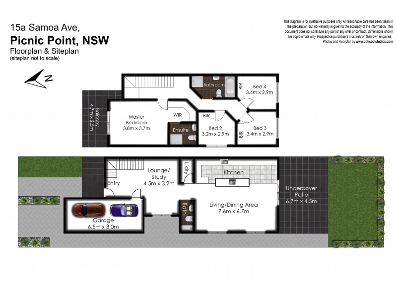 15a Samoa Avenue, Picnic Point NSW 2213 Floorplan