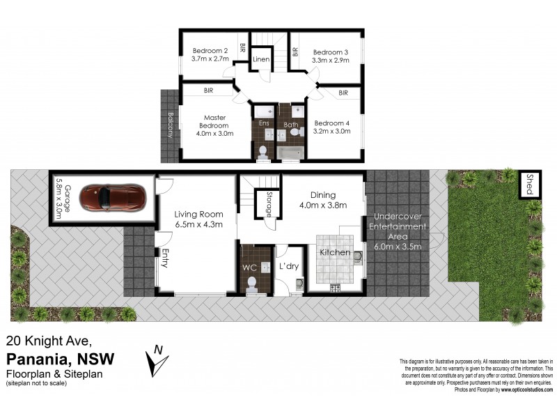 20 Knight Avenue, Panania NSW 2213 Floorplan