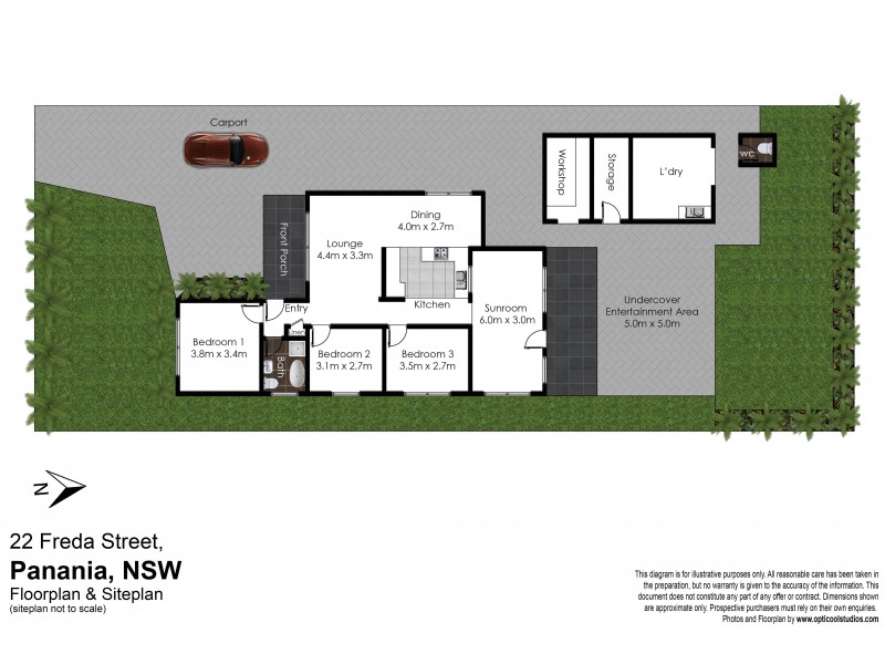 22 Freda Street, Panania NSW 2213 Floorplan