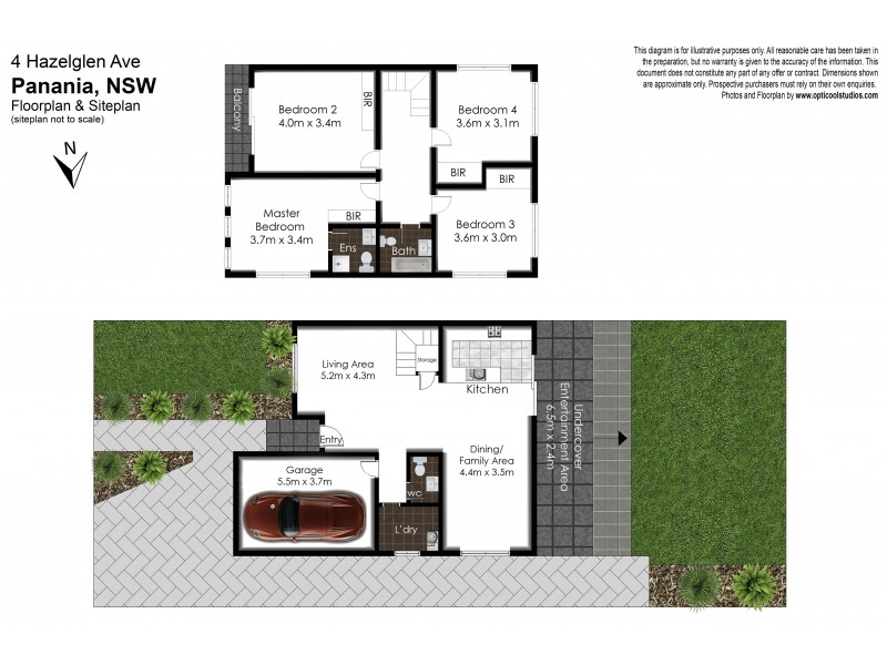4 Hazelglen Avenue, Panania NSW 2213 Floorplan
