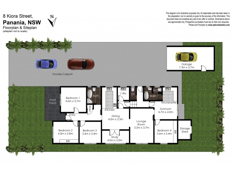 8 Kiora Street, Panania NSW 2213 Floorplan