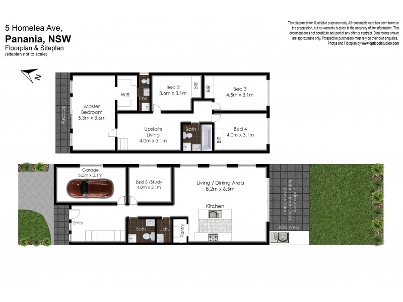 5 Homelea Avenue, Panania NSW 2213 Floorplan