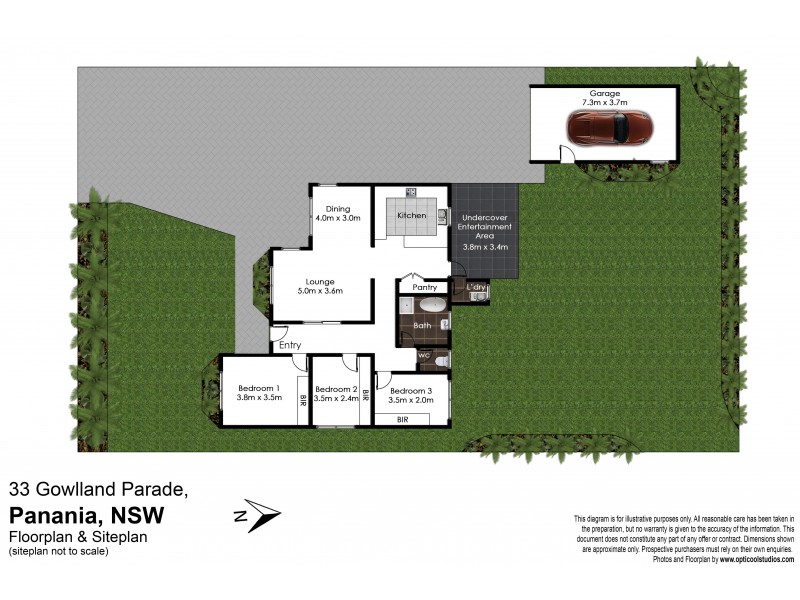 33 Gowlland Parade, Panania NSW 2213 Floorplan