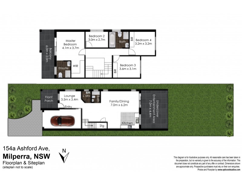 154a  Ashford Avenue, Milperra NSW 2214 Floorplan