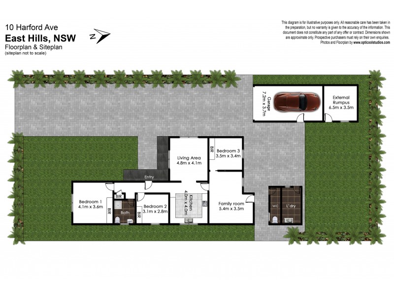 10 Harford Avenue, East Hills NSW 2213 Floorplan