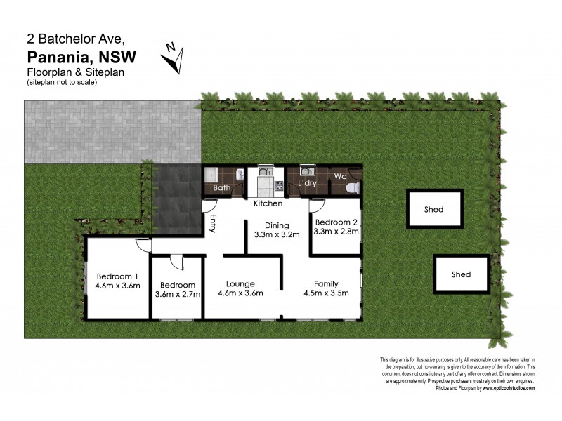 2 Batchelor Avenue, Panania NSW 2213 Floorplan