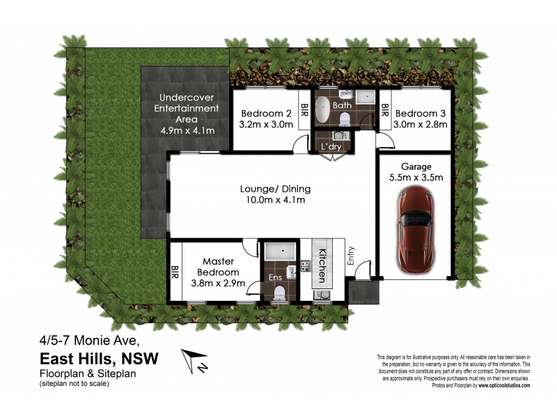 4/5-7 Monie Avenue, East Hills NSW 2213 Floorplan