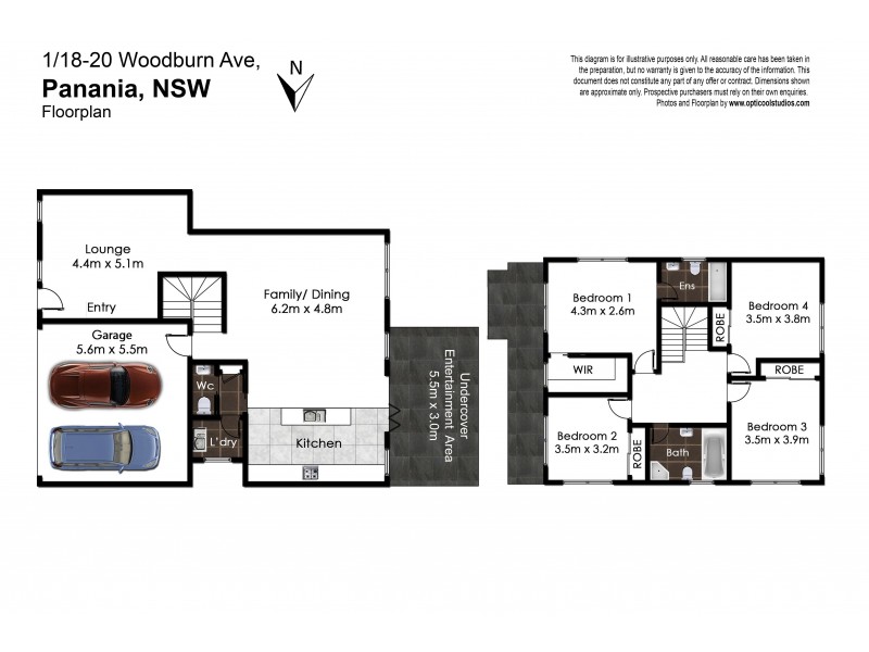 1/18-20 Woodburn Avenue, Panania NSW 2213 Floorplan