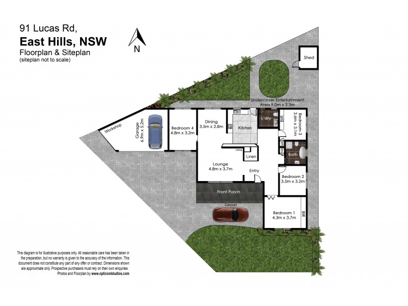 91 Lucas Road, East Hills NSW 2213 Floorplan