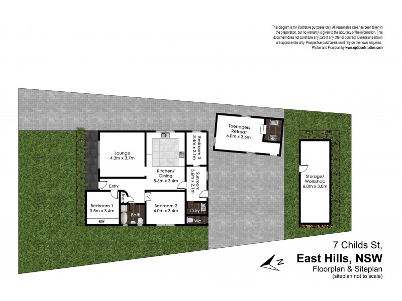 7 Childs Street, East Hills NSW 2213 Floorplan