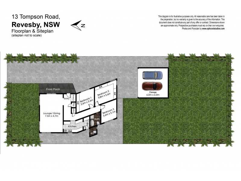 13 Tompson Road, Revesby NSW 2212 Floorplan