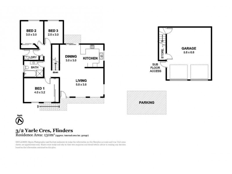3/2 Yarle Crescent, Flinders NSW 2529 Floorplan