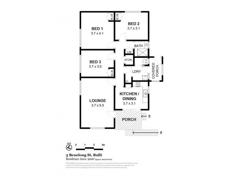 3 Benelong Street, Bulli NSW 2516 Floorplan