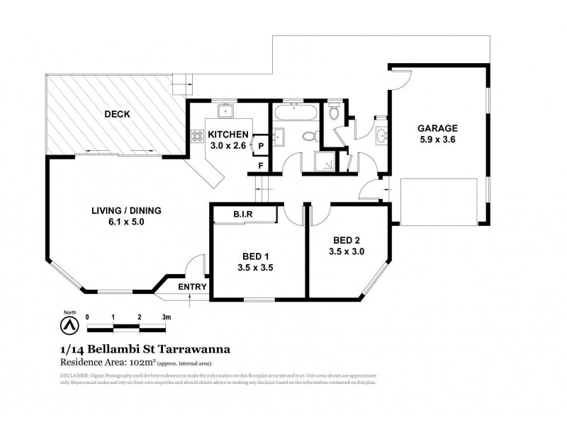 1/14 Bellambi Street, Tarrawanna NSW 2518 Floorplan